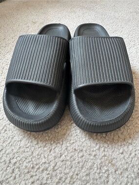 Men's Black Cloud - Orthopedic Slides (Size 46-47)